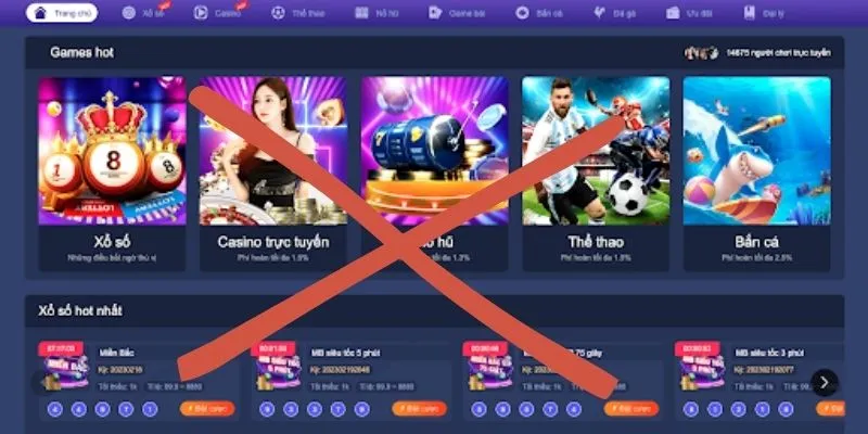 Nền tảng không chịu trách nhiệm khi bạn truy cập nhầm link